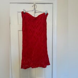 Vintage rare 90s/y2k Calvin Klein collection bias cut silk skirt